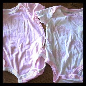 6 for $20 Burt’s Bee Organic Cotton Bodysuits